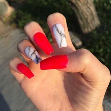 See more ideas about cute acrylic nails, best acrylic nails, dream nails. Pin by KawaiiGirl 10 on Nails | Red acrylic nails, Perfect ...