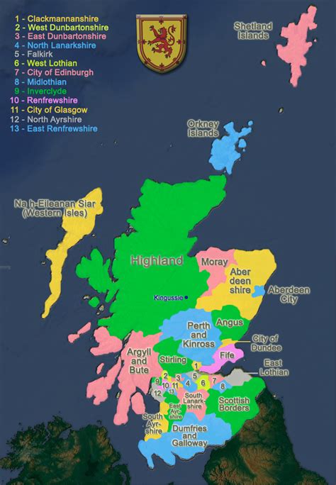 Kaart en gidsen voor schotland. Mooseman.de - Gallery - Scotland - Country Info