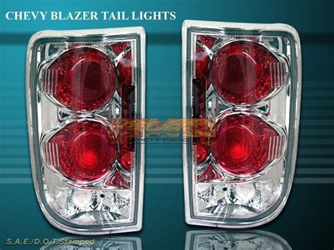 Buy 1995 2004 Chevy S10 Blazer Jimmy Tail Lights Clear 03 02 01 In