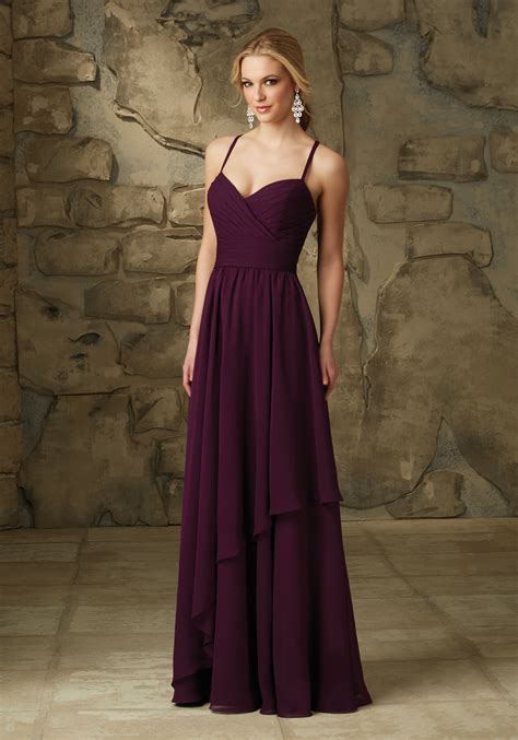 Cute hairstyles for a bridesmaid? Roman Style Luxe Chiffon Bridesmaid Dress | Style 20464 | Morilee