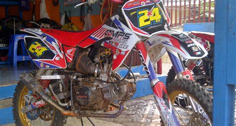 Gambar Modifikasi Motor Cros Bebek - Pemudi x