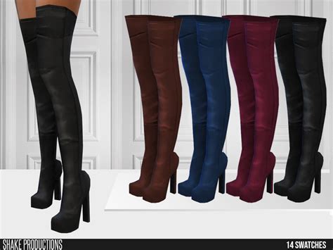 The Sims Resource Shakeproductions 607 High Heel Boots