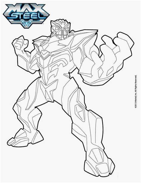 Desenho Para Colorir Do Max Steel