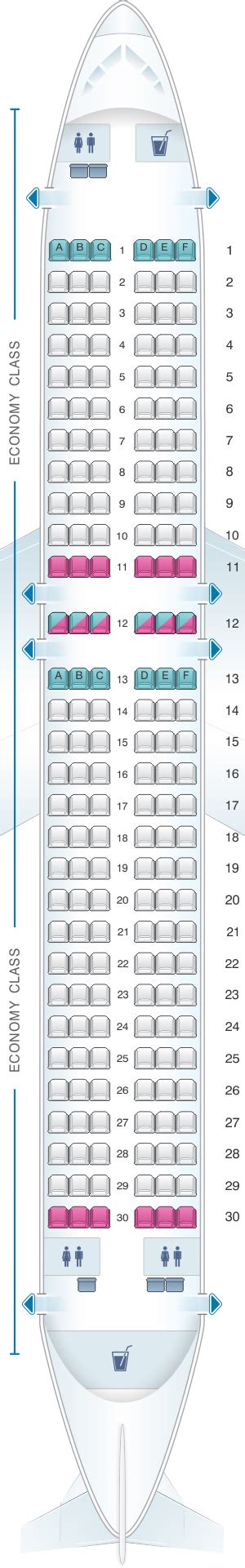 Seat Map Novair Airbus A320 200 Seatmaestro
