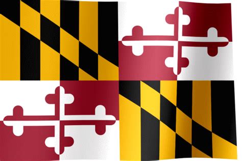 Flag Of Maryland  All Waving Flags
