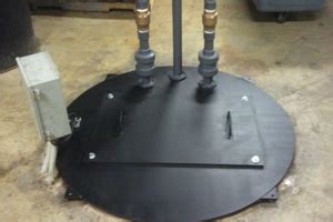 Says keeping it flush to floor has changed so people wont treat it as a floor drain. New Ejector Pit Installation | Peine Engineering