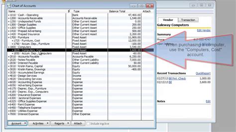 Fixed Assets In Quickbooks Which Accounts To Use Youtube