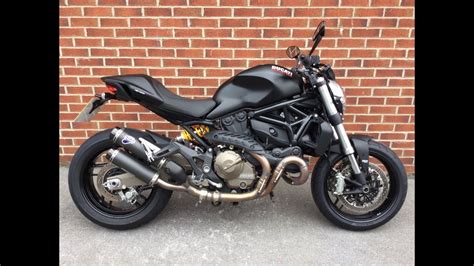 Monster 821 dark is built in dark stealth with classic black wheels and black frames to give it an elegant and flashy look. 2016 Ducati Monster 821 Dark. - YouTube