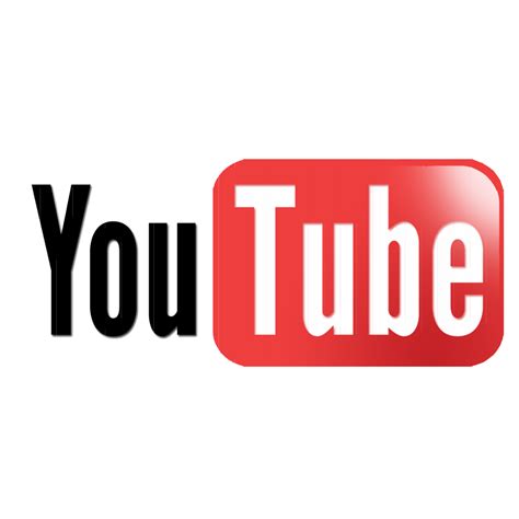 Youtube logo PNG transparent image download, size: 1024x1024px