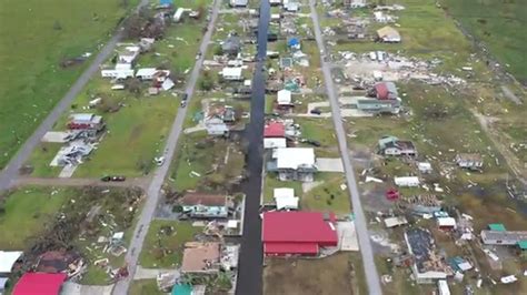 Hurricane Laura Damage Aerial Pictures Drone Footage Of Louisiana