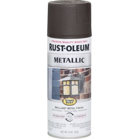 Rust Oleum Stops Rust Metallic Finish Spray Oil Rubbed Bronze 11 Oz