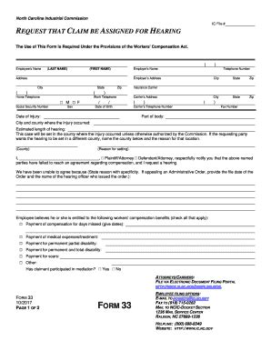 The north carolina commissioner of insurance is an elected state executive position in the north carolina state government. 2001 NC Form 33 Fill Online, Printable, Fillable, Blank - pdfFiller