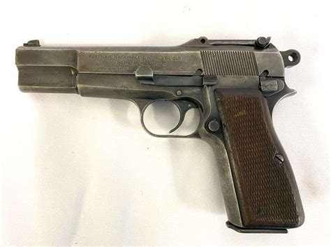 Fn Browning Hi Power 9mm Tangent Nazi 1942 Israel Auctionology Llc