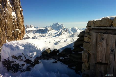 Hidden Valley 5 Torri Lagazuoi Ski Tour Guided Alta Badia Dolomites