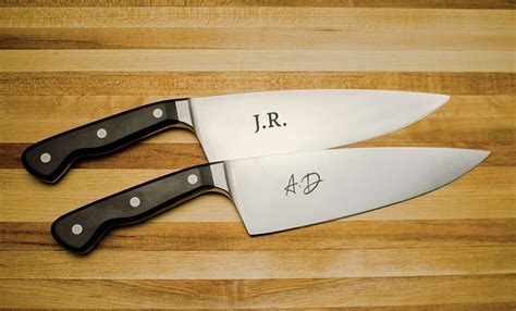 Laser Engrave Knives With Initials Up To 3 Letters Ergo Chef