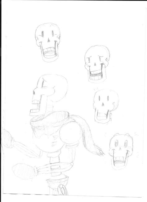 Papyrus Practice Sketch By Doofenshmirtz On Deviantart