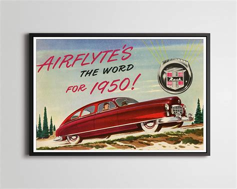 Amazon.com: 1950 NASH Airflyte POSTER! (up to full-size 24