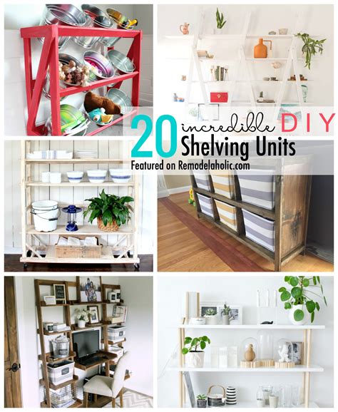 20 Incredible Diy Shelving Units Obsigen