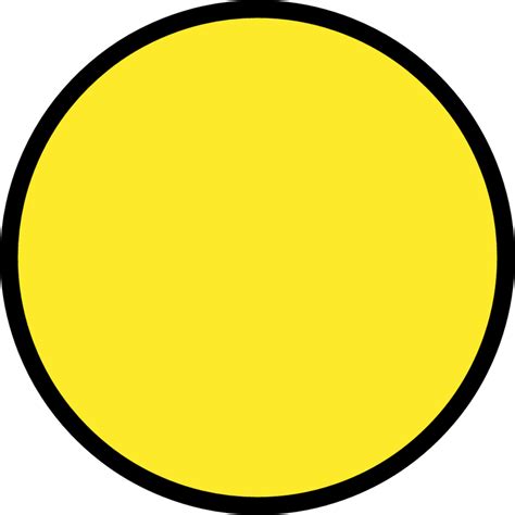 Yellow Circle Emoji Download For Free Iconduck