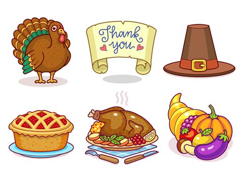 Thanksgiving Stickers By Denis Sazhin On Dribbble
