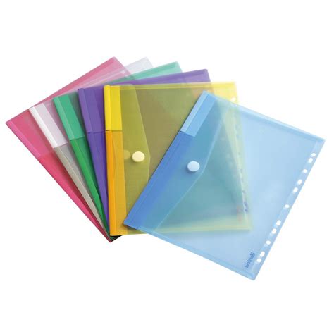 Tarifold A4 Punched Plastic Wallets Envelopes Folders Poly