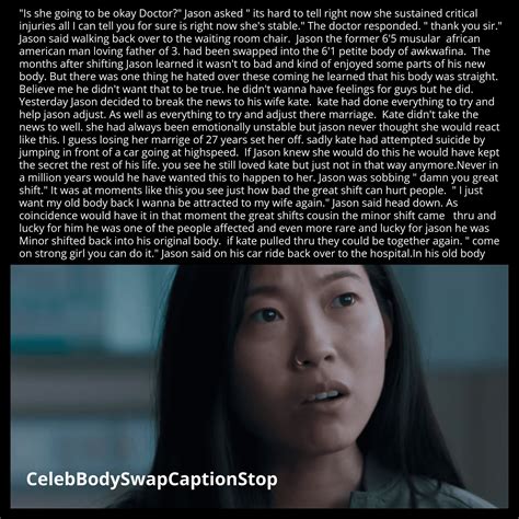 Celeb Body swap Caption Stop: The dark side of the great shift