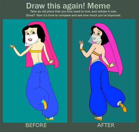 Snow White As Harem Girl Before And After By Danfrandes On Deviantart