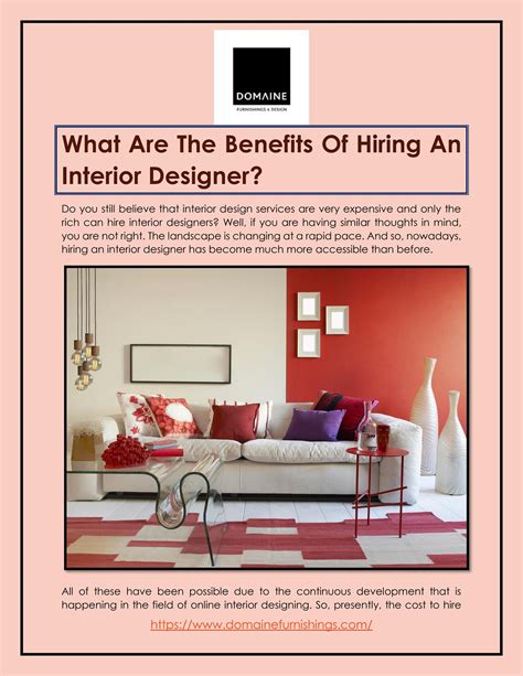 What Are The Benefits Of Hiring An Interior Designer By