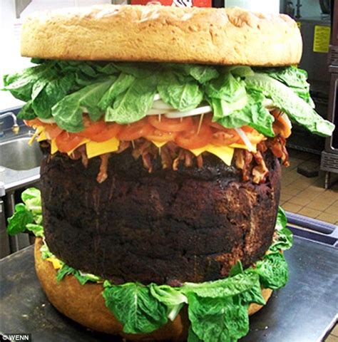 the 499 world s largest burger super size mega food madness serving sizes explode along