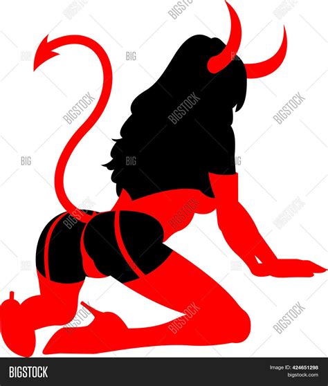 Sexy Red Devil Girl Image And Photo Free Trial Bigstock