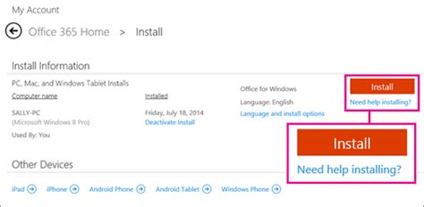 Download And Install Or Reinstall Office 365 Office 2016 Or Office