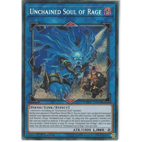 Yu Gi Oh Trading Card Game Chim En043 Unchained Soul Of Rage 1st