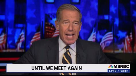 Brian Williams Signs Off From NBC For The Final Time YouTube