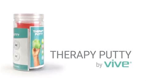 Therapy Putty By Vive 3oz Each For Finger Hand And Grip Strength