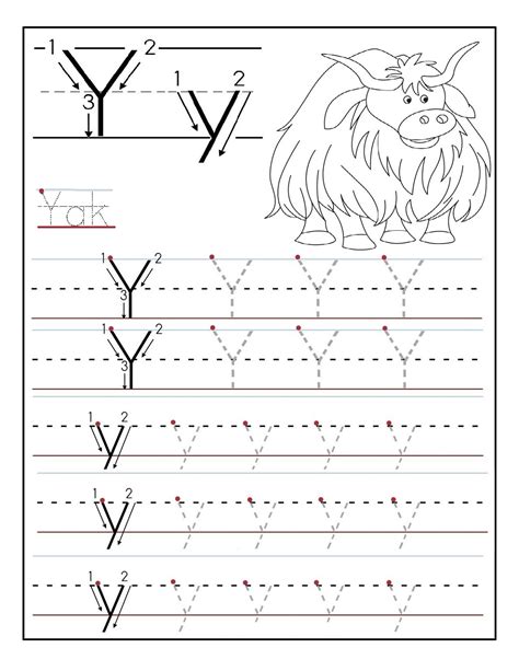 Dont panic , printable and downloadable free tracing letters alphabet tracing capital letters we have created for you. Letter Y Worksheets to Print | Activity Shelter