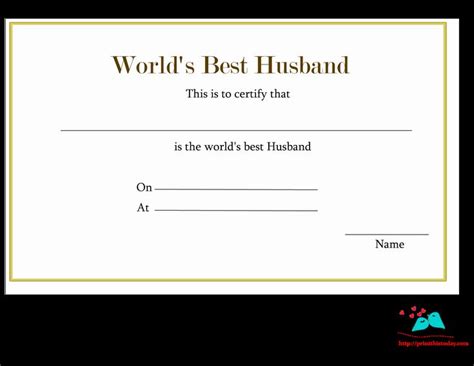 Best Boyfriend Certificate Template Fresh Free Printable World S Best