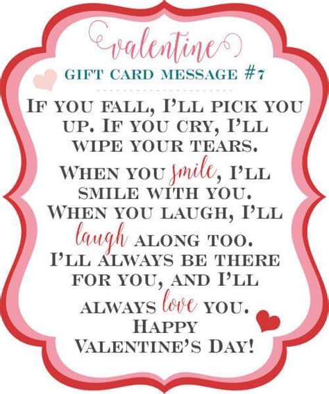 10 Sweet Valentine T Card Message Ideas Valentines T Card
