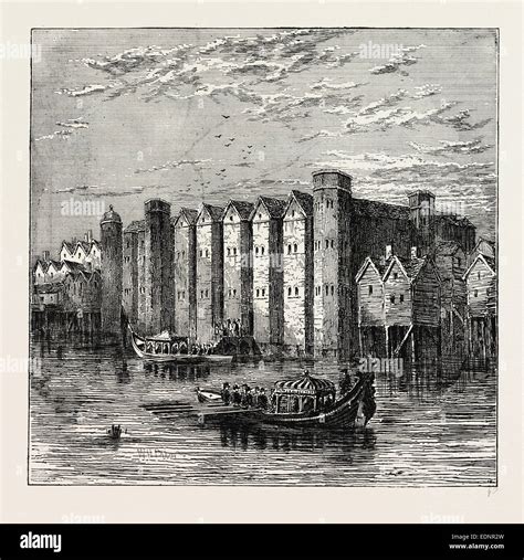 Baynards Castle 1790 London Uk 19th Century Stock Photo Alamy