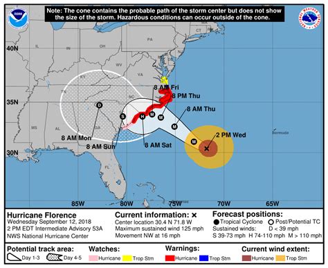 Claudette is drenching alabama and the florida panhandle as it continues to move inland. 25 Hurricane Florence Track Map - Online Map Around The World