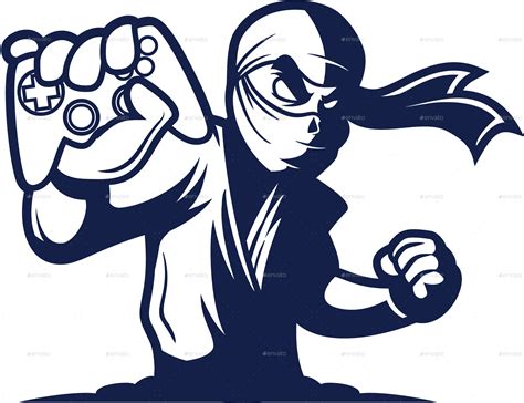 Next, download and use your new gaming logo anywhere you want! Gaming Ninja Logo Template by Gabey005 | GraphicRiver