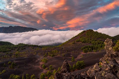 Wolkenmeer über Cumbre Vieja Entdecke La Palma