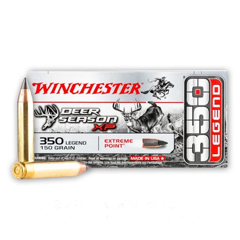 350 Legend 150 Grain Xp Winchester Deer Season Xp 20 Rounds Ammo