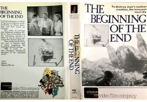 Beginning Of The End 1957 On Vision On United Kingdom Betamax Vhs