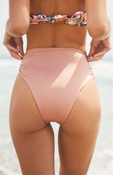 Tori Praver Symone High Waisted Cheeky Bikini Bottom Pacsun Cheeky