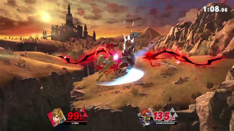 Super Smash Ultimate Link Vs Ganondorf Youtube
