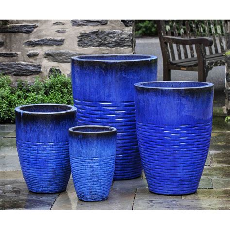Extra Large Blue Ceramic Plant Pots Best Ceramic In 2018
