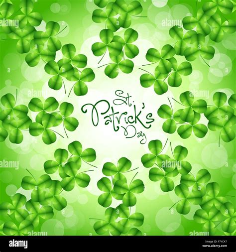 St Patricks Day Card Stock Vector Image Art Alamy