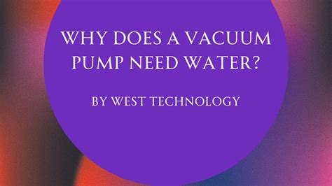 Why Does A Vacuum Pump Need Water Pdf DocDroid