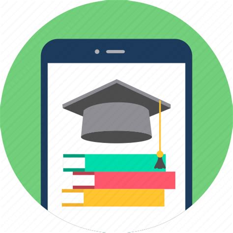 Library Mobile Read Reading University Education Smartphone Icon