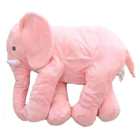 Oem Fluffy Giant Animal Durable Stuffed Toy Pink Plush Elephant Buy